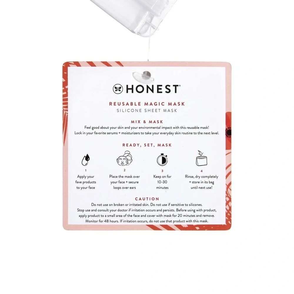 HONEST REUSABLE MAGIC SILICONE SHEET MASK (NWT) - Picture 5 of 5